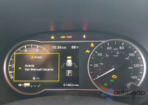 2019 Nissan Kicks Sr from USA, damaged, VIN 3N1CP5CU3KL480161